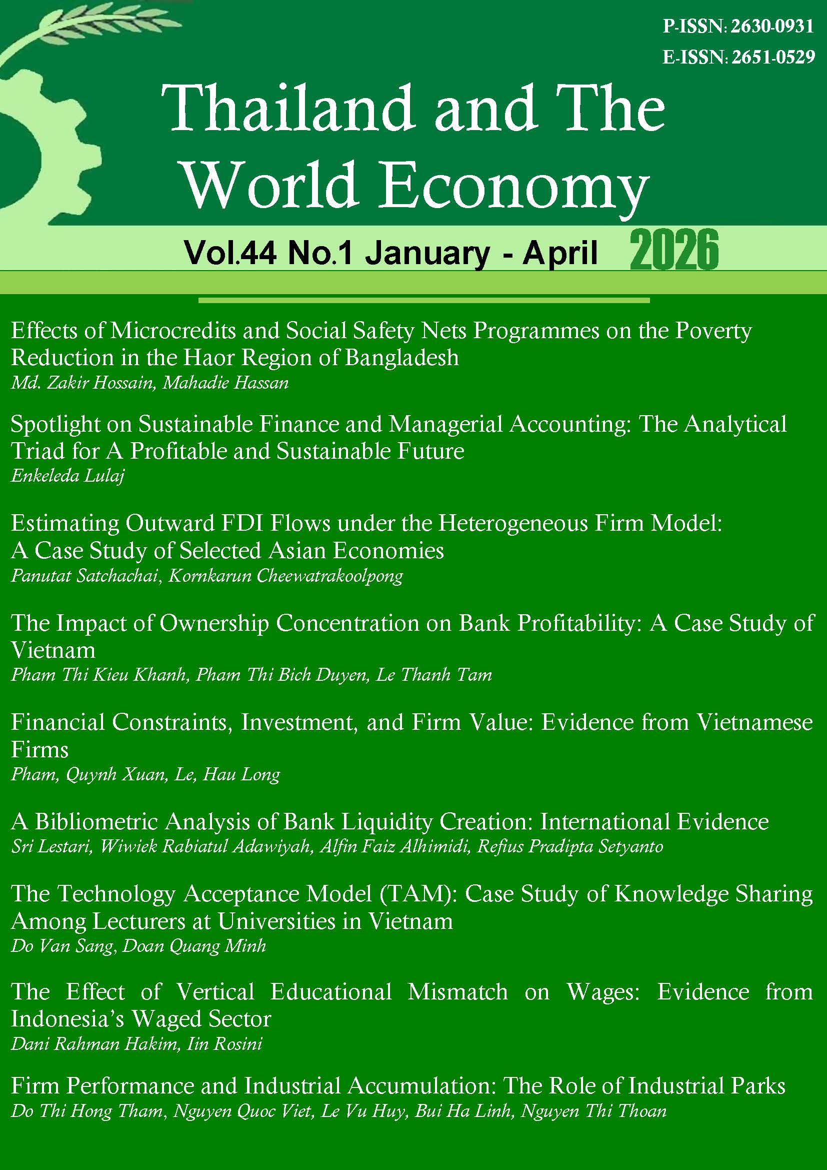 					View Vol. 44 No. 1 (2026): Thailand and The World Economy
				